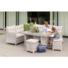 Camden Lounge-Diningset Wicker Fonteyn